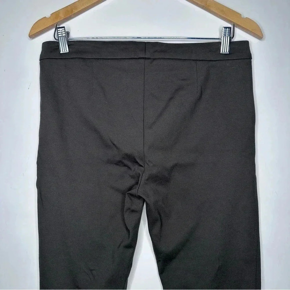 Vince Army Green Ponte’ Ankle Zip Legging Pants Size 10 - Picture 9 of 10
